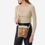 High Quality Custom Women Bags Fashion Crossbody Bag Designer Leather Drawstring Women Portable Bucket Bag Pu Bucket Handbag