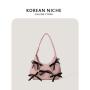 Fashion Large Capacity Nylon PU Material Handbag Ladies Underarm Shoulder Bag With Zipper Closure