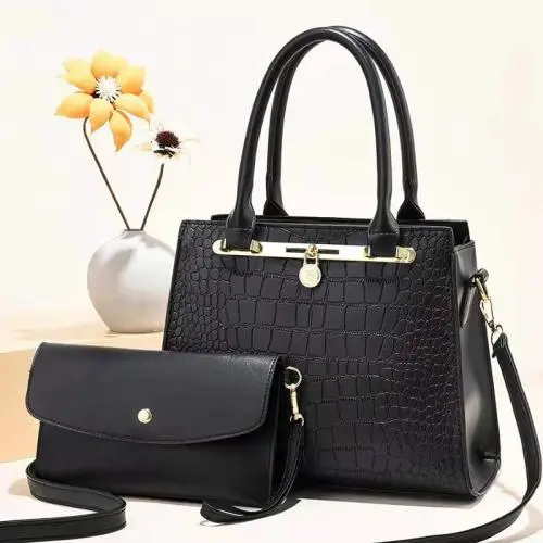 Customized Logo Custom Leather Bag Top Quality Crossbody Bags Multifunctional 2 Set Bags PU Leather Handbags