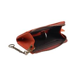 Designer leather women purse zipper wallet coin purse lychee pattern leather women mini wallet