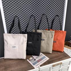 Simple Fashion Girls School Student Shoulder Handbag Multi-pocket Nylon Women Shopping Tote Bag
