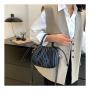 Bolso Plisado Women Fashion  Pleated Handbag Wholesale Women Handbags Drawstring Designer Shoulder Bags Quality Handbag