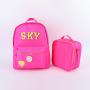 Factory Wholesale College Students Waterproof  Bag School Hot Pink Navy Nylon School Backpack Bag Kids Backpack School Bags