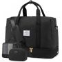 LOVEVOOK 35L 45L large Carry on Overnight Bag with Toiletry shoe Bag for Women gym weekender Hospital Travel Duffel luggae Bag