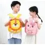 ZF044 New Kindergarten Schoolbag Cartoon Breathable Anti-lost Kids Backpack Boys And Girls Shoulder Bag SBR Diving Fabrics