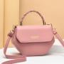 New 2023 Fashionable Women's Bag High Texture Pu Solid Diamond Women's Rotating Handbag Trend One Shoulder Messenger Bag