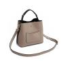 2024 Genuine Leather Handbags Women Luxury Stylish Bucket Bag With Chain Button Strap Design
