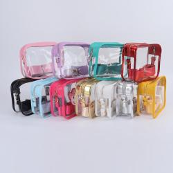 Wholesale Custom Single Nylon Strap Stadium Approved Women Mini Tote Messenger PVC Game Day Clear Crossbody Bags