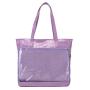 Wholesale Large Capacity Women Tote Bags Handbag Shoulder Bag Pins Display Clear Window Custom Ita Bag