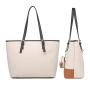 Female bag 2024 new elegant and fashion tote bag single shoulder bag card holder small pouch 4 in 1sets