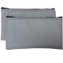 Gelory Custom Logo Solid Color Pencil Case Promotional Wholesale Portable Zipper Pencil Bag