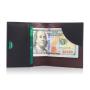 Factory direct genuine leather men wallet card holder rfid blocking leather bifold card holder wallet