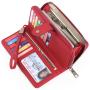 New Women's Long Wallet RFID Multifunctional Women's Wallet Card Holder PU Leather Clutch