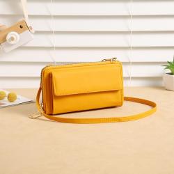 Minissimi Brand Carteras Mujeres Multifunctional Zipper Leather Wallet  Mobile Phone Bag  Purse For Women