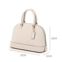 2023 New Fashion Private Label Womens Shell Bags Classic Luxury Elegant Dome Satchel Pu Leather Handbags Custom Ladies Hand Bags