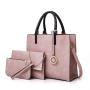 CCF588 New Fashion Simple Handbag Set Large Capacity Portable Handbag One shoulder Messenger bag High Quality Ladies Handbag Set