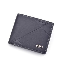 ZR086 New Men's Wallet Short Multi-card Fashionable Casual Young Thin Three-fold Horizontal Soft Wallet