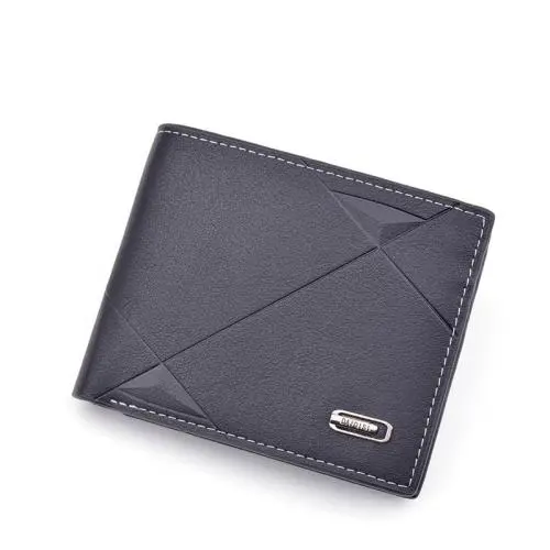 ZR086 New Men's Wallet Short Multi-card Fashionable Casual Young Thin Three-fold Horizontal Soft Wallet