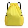 Gelory Promotion Custom Lightweight Waterproof Polyester Multi-purpose Sides Mesh Pocket Fitness Drawstring Backpack Bag