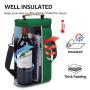 2 Bottle Wine Carrier bag Custom Insulated Padded Red Wine Cooler Bag for Beer Bottle Travel Camping and Picnic