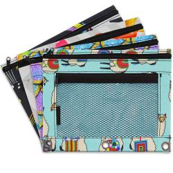 Gelory 2024 Top Selling Stationery Pencil Case American Pen Bag 3 Ring Binder Zipper Pencil Pouch