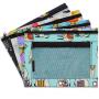 Gelory 2024 Top Selling Stationery Pencil Case American Pen Bag 3 Ring Binder Zipper Pencil Pouch