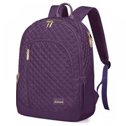 LOVEVOOK large capacity waterproof women anti theft fashion leisure 17 inch high quality student school bags USB laptop backpack