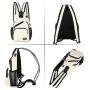Women Sling Bag Small Backpack with Earphone Hole Shoulder Crossbody Backpack Girl Chest Bag Lady Multi-Function Shoulder Bag