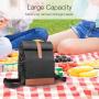 Custom Printed Portable Thermal Lunch Cooler Bag Insulated Reusable Lunch Bag