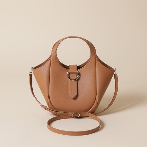 Classic Design Purses And Handbags Ladies Bags Soft Lichee Leather Bucket Bag Women Handbags