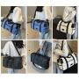 ZR924 New Leisure Travel Bag Fashion Outdoor Sports Shoulder Bag Oxford Cloth Wear-resistant Foldable luggage Fitness Bag