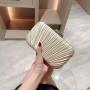 Manufacturer ladies party wrinkle clutch bag women fabric purses dress clutch bag champagne dinner evening clutch bags wholesale