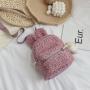 Light Backpack Small Solid Color Plush Gifts Rabbit Bear School Bag  Kids Backpack School Bag For Kids