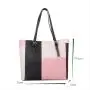 Gelory Customized Fashion Patchwork Women's Handbags Large Capacity Women Tote Bags PU Leather Underarm Shoulder Bags