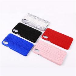 Customize Luxury Genuine Snake Skin Leather Mobile Phone Case Cover
