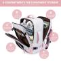 LOVEVOOK Large Capacity 40L Carry On Backpack with 3 Packing Cubes 17 Inch Laptop Travel Backpack Airline Approved Luggage Bags