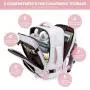 LOVEVOOK Large Capacity 40L Carry On Backpack with 3 Packing Cubes 17 Inch Laptop Travel Backpack Airline Approved Luggage Bags