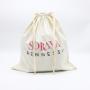 Organic Large Cotton Canvas Drawstring Bread Bag Custom Logo Cotton Dust Packing Shopping Cloth Bag