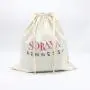 Organic Large Cotton Canvas Drawstring Bread Bag Custom Logo Cotton Dust Packing Shopping Cloth Bag