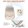 LOVEVOOK OEM Fashion Anti-Theft Travel Backpacks with USB Port Casual Daypack for Work Computer Laptop Backpack for Women Men