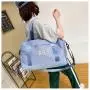 ZF264 New Leisure Travel Bag Outdoor Sports Large Capacity Shoulder Bag Fashion Fitness Bag Oxford Cloth Wear-resistant