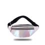 Gelory Custom Logo Laser Women Sports Waist Bag Shiny Holographic Waterproof Phone Fanny Packs
