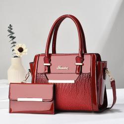 Bags for women 2024 new large capacity women's handbag bright leather tote bag new design casual shoulder bags for women
