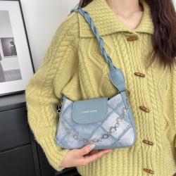 French niche design underarm bag for women 2024 new trendy chain fashion single shoulder crossbody bags