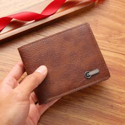 Men's Wallet Business Casual Short Leather Money Clip Stock Wholesale Casual Short Leather Bags Wholesale