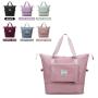 Custom Logo Folding Travel Bags Waterproof Luggage Tote Handbag Travel Duffle Bag Gym Yoga Storage Shoulder Bag For Women Men