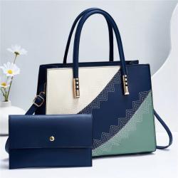 Two Pieces Of The Mother's Handbags For Ladies Girls Pure Color handbags Fashion Luxury PU Leather Purses Ry720094