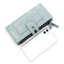 New Arrival Retro Zipper Pu Leather Long Wallet Multifunction Solid Color Coin Purse Magnetic Buckle Clutch For Women
