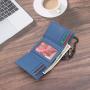 Wholesale Handcrafted RFID Leather Wallet For Men Sleek Trifold Front Pocket Wallet With Necklace