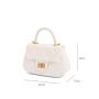 Ladies Soft Leather Quilted Bag Crossbody Chian Bag Custom Stitching Handbags For Women